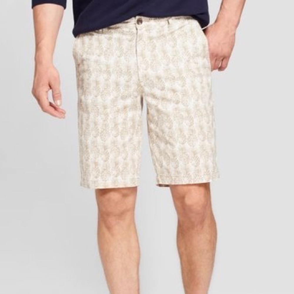 Goodfellow & Co Pineapple Print Khaki Board Shorts